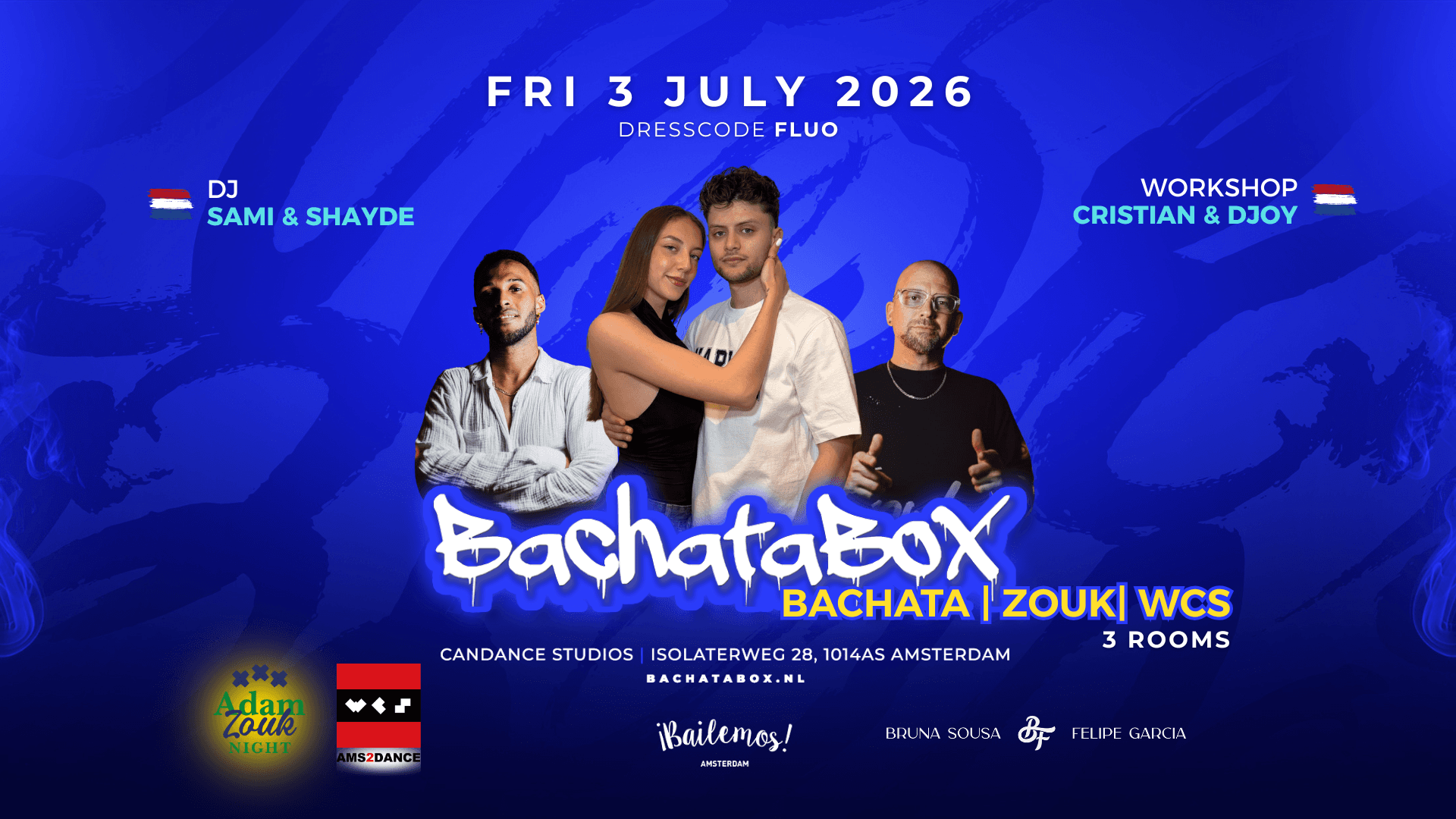 Bachatabox Amsterdam July 3