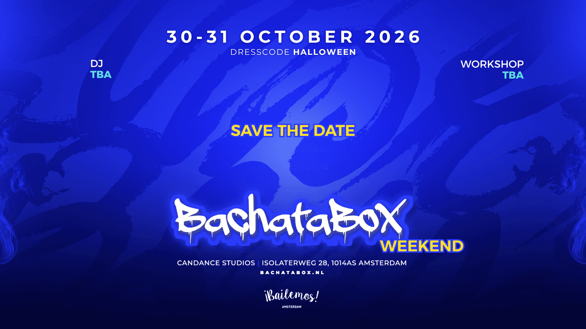 Bachatabox Amsterdam October weekender