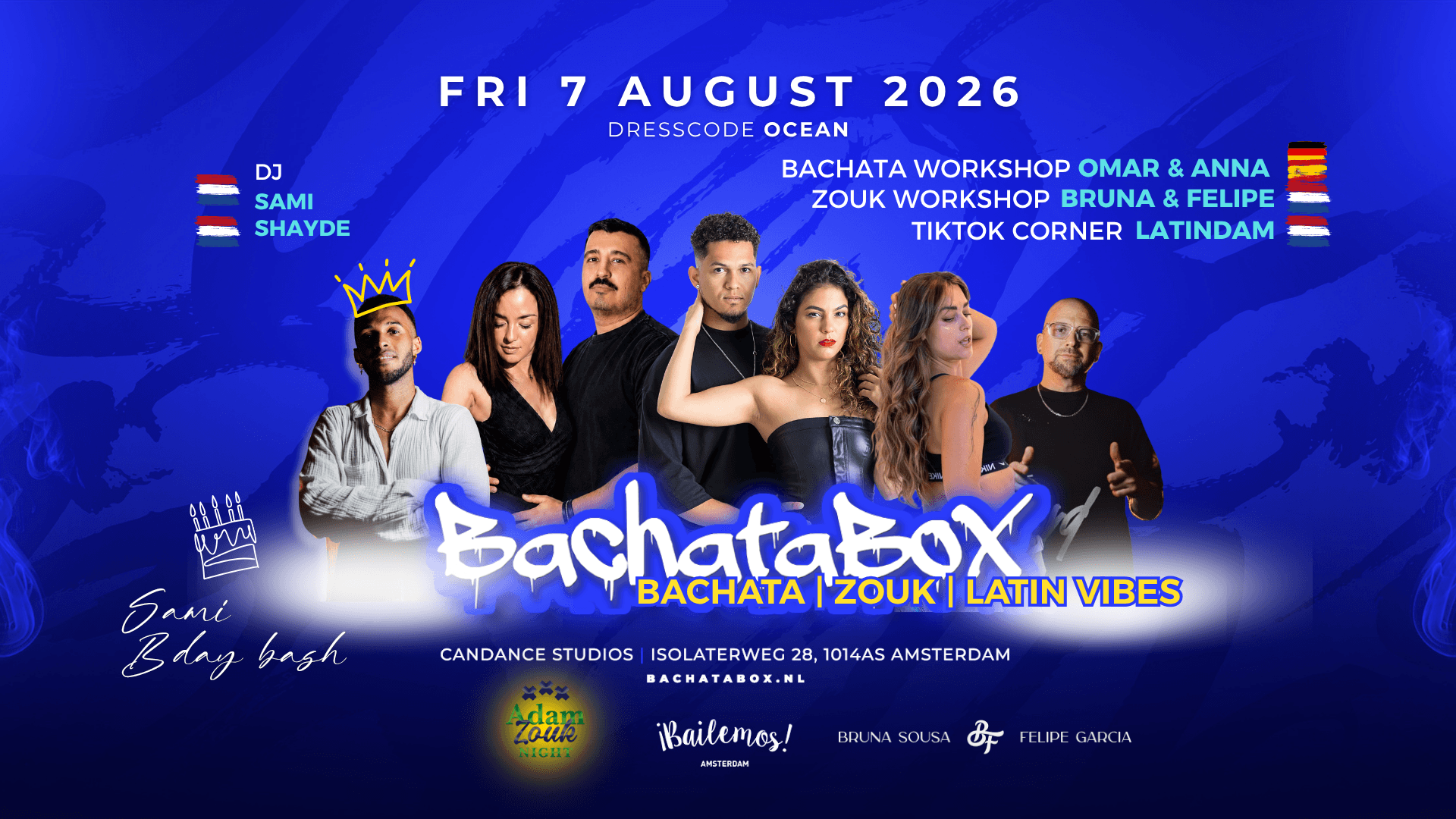 Bachatabox Amsterdam August 7